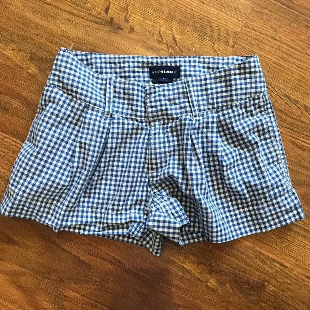 Ralph Lauren blue gingham shorts